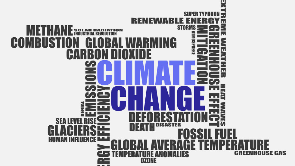climate change word cloud